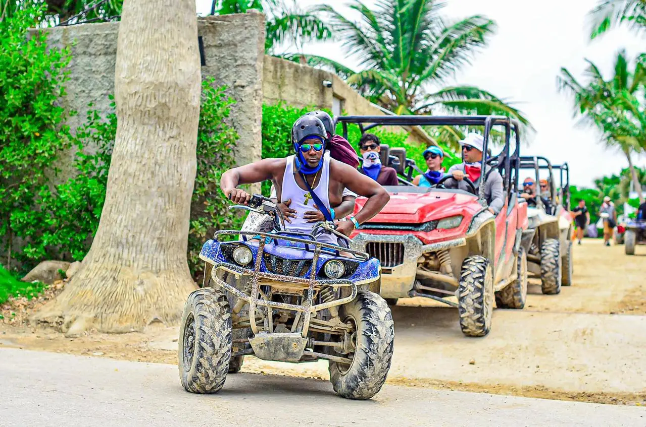 Driving boogies through muddy trails
