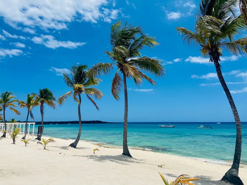 Pristine beach and coral reefs at Catalina Island