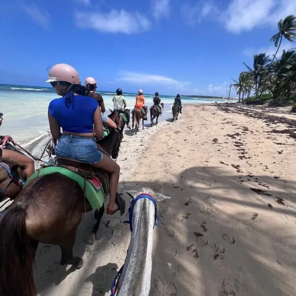 Horseback adventure in paradise