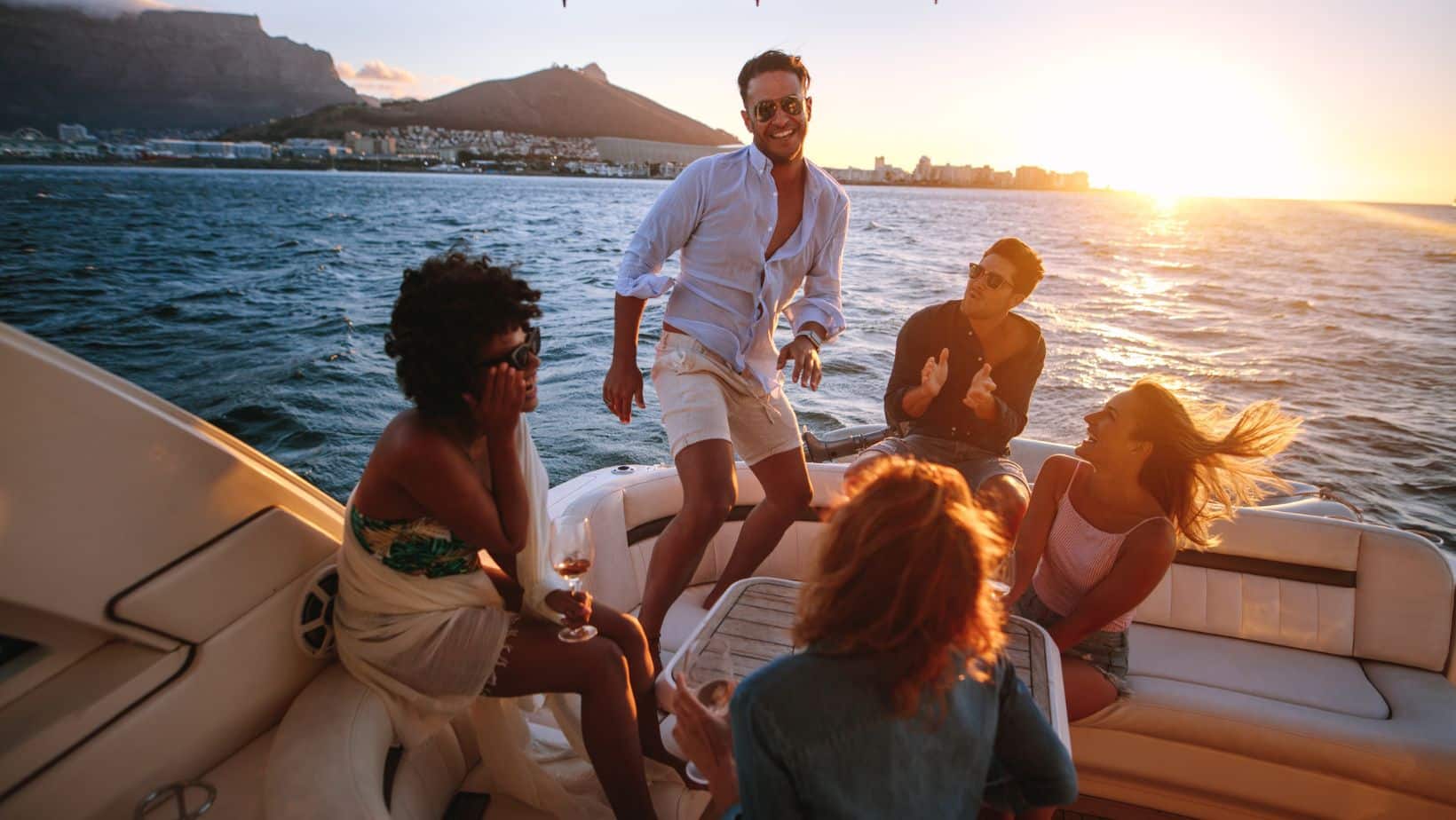 Catamaran party atmosphere