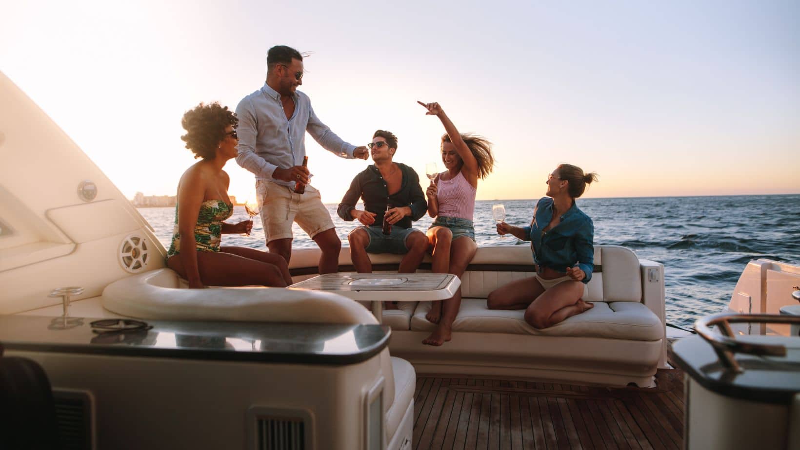 Dancing on the catamaran