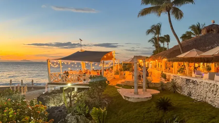 Historic center and malecon style area in Puerto Plata